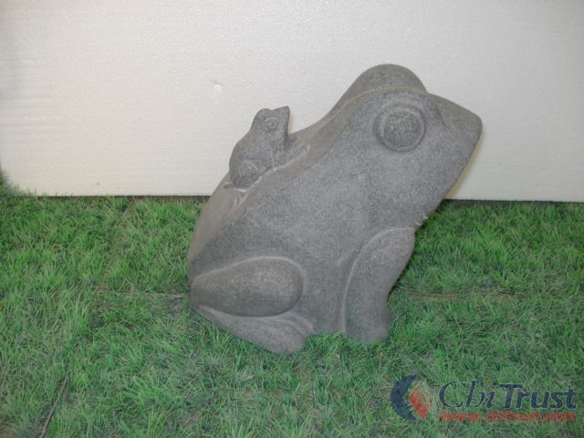 Frog Stone Figurine